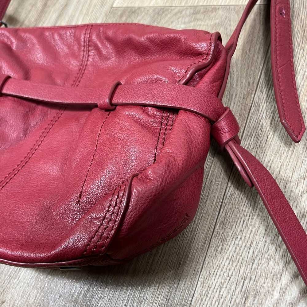 liebeskind berlin leather Fremont red crossbody s… - image 5