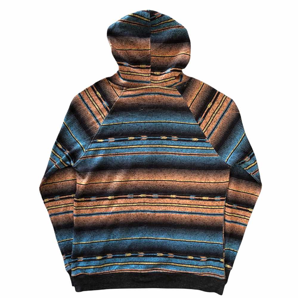 Native - Sweatshirt Hoodie Striped Navajo Turqoui… - image 5