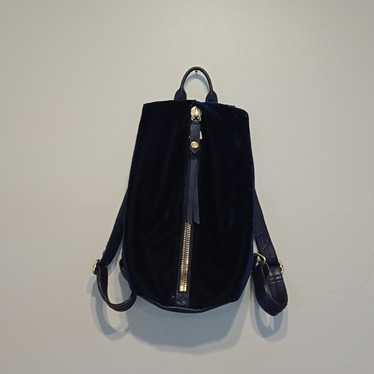 Aimee Kestenberg Women Velvet Leather Backpack pur
