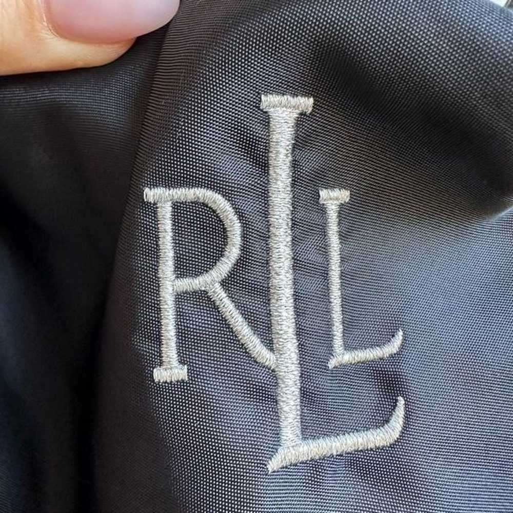 Ralph Lauren Silver Monogram Logo Nylon Black Sho… - image 2