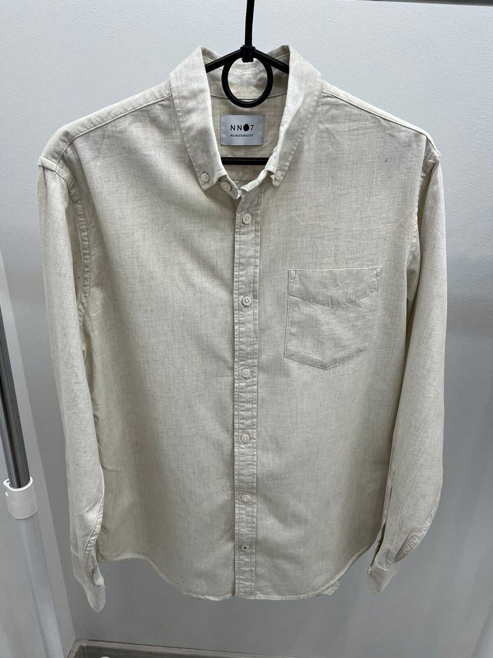 Nn07 NN07 Levon Bd Cotton Button Up Shirt - image 1