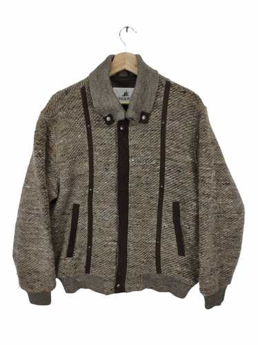 Japanese Brand - Vintage Wool Harrington Jacket