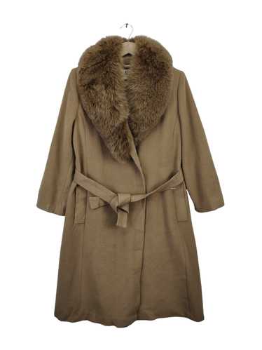Cardigan - Vintage Alpaca Wool Faux Fur Coat Chane