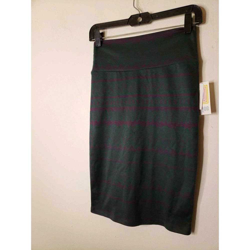 Vintage LuLaRoe Women's Skirt Cassie Size XS Gree… - image 2