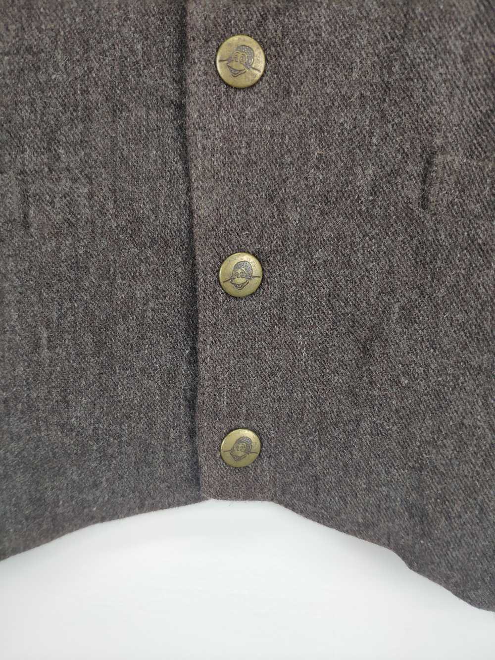 Vintage - Vintage Ben Davis Vest Wool Snap Button - image 5