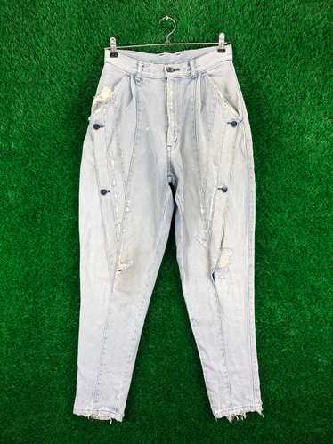 Vintage - Vintage 80's Distressed Denim Pants Avan