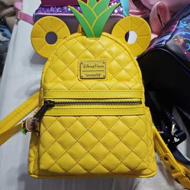 Pineapple Mickey Loungefly Mini Backpack