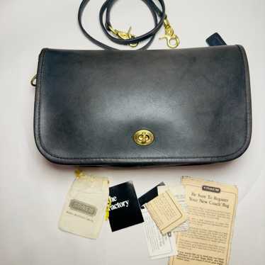 Vintage Coach Convertible Clutch Made in NYC