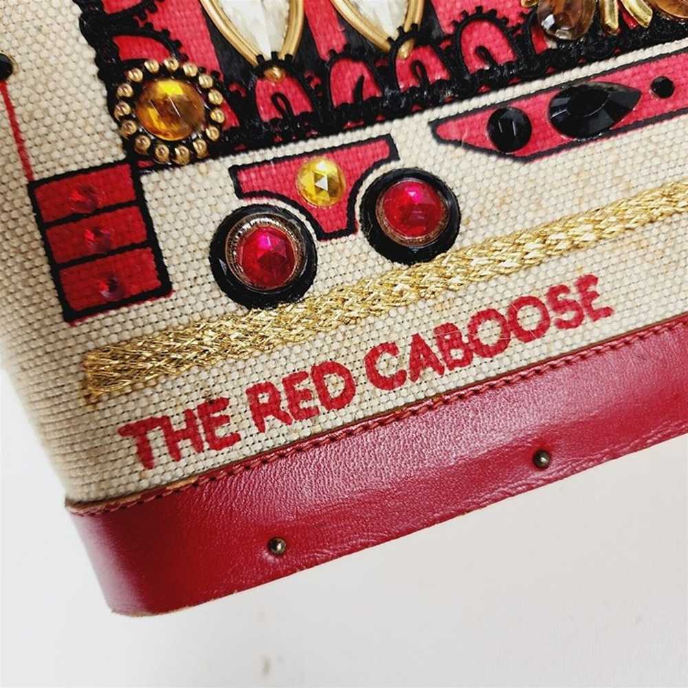 Vintage Enid Collins The Red Caboose Jeweled Hand… - image 4