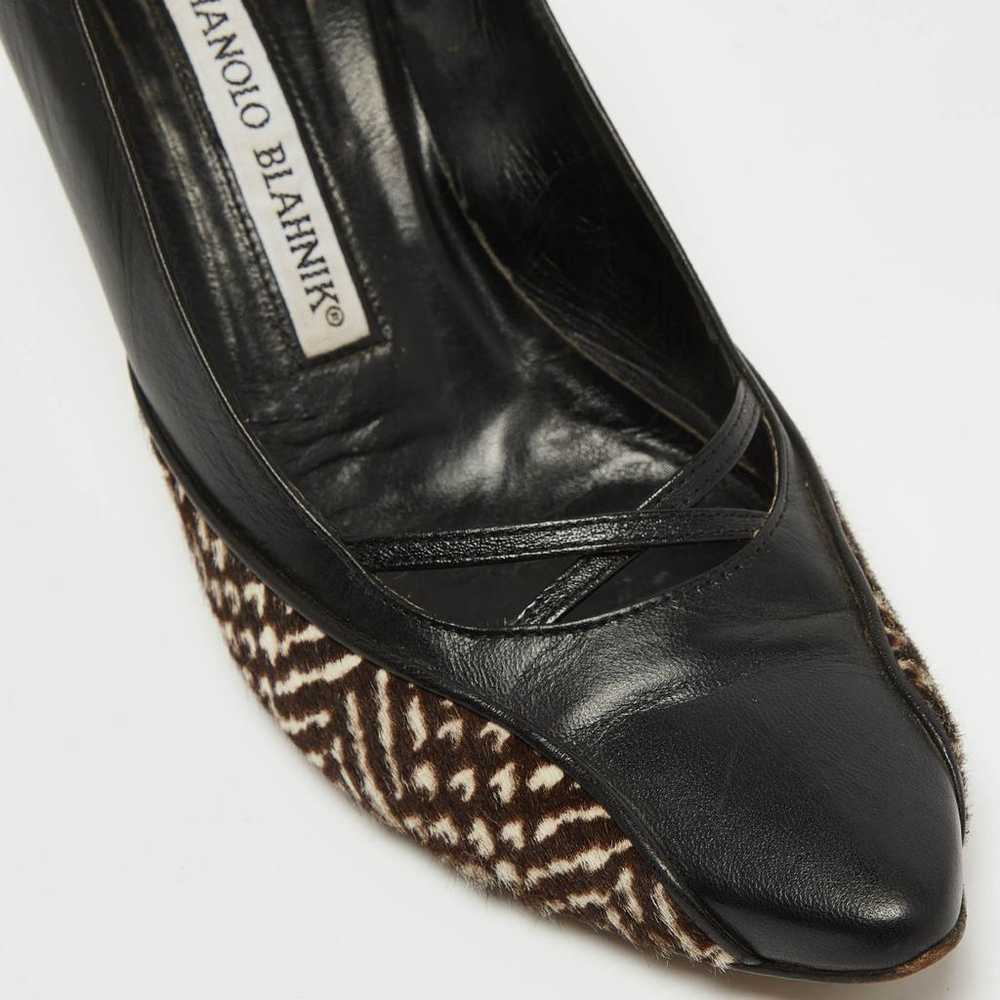 Manolo Blahnik Leather heels - image 6