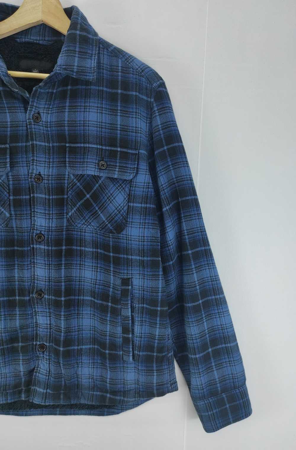 Uniqlo - Uniqlo Flannel Plaid Tartan Shirt Fleece… - image 3