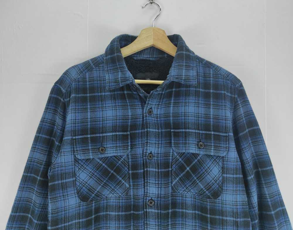 Uniqlo - Uniqlo Flannel Plaid Tartan Shirt Fleece… - image 4