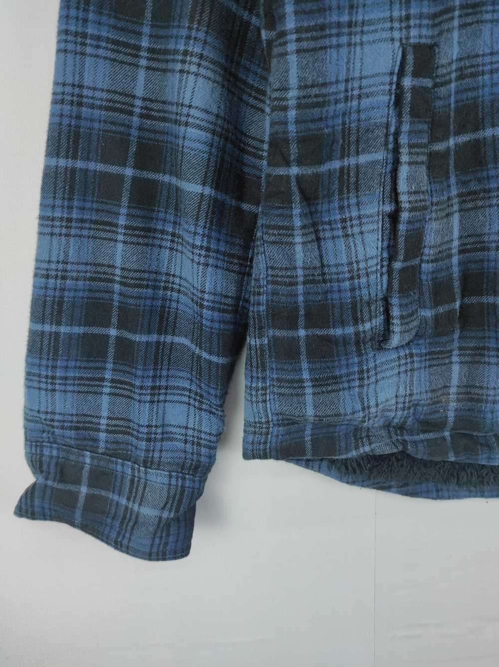 Uniqlo - Uniqlo Flannel Plaid Tartan Shirt Fleece… - image 6