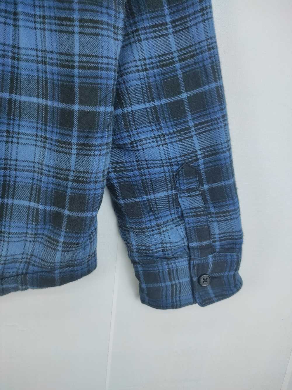 Uniqlo - Uniqlo Flannel Plaid Tartan Shirt Fleece… - image 7