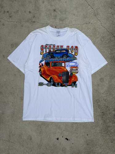 80s Street Rod Nationals 2024 NSRA Racing Hot Rod Columbus Ohio 1984 Jersey Ringer t-shirt Medium