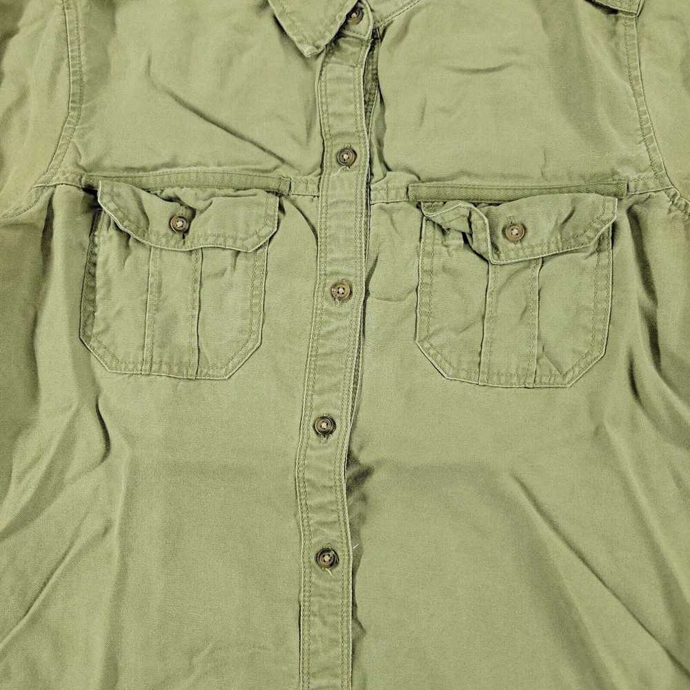 Vintage Hollister Button Shirt Women's Small Oliv… - image 2