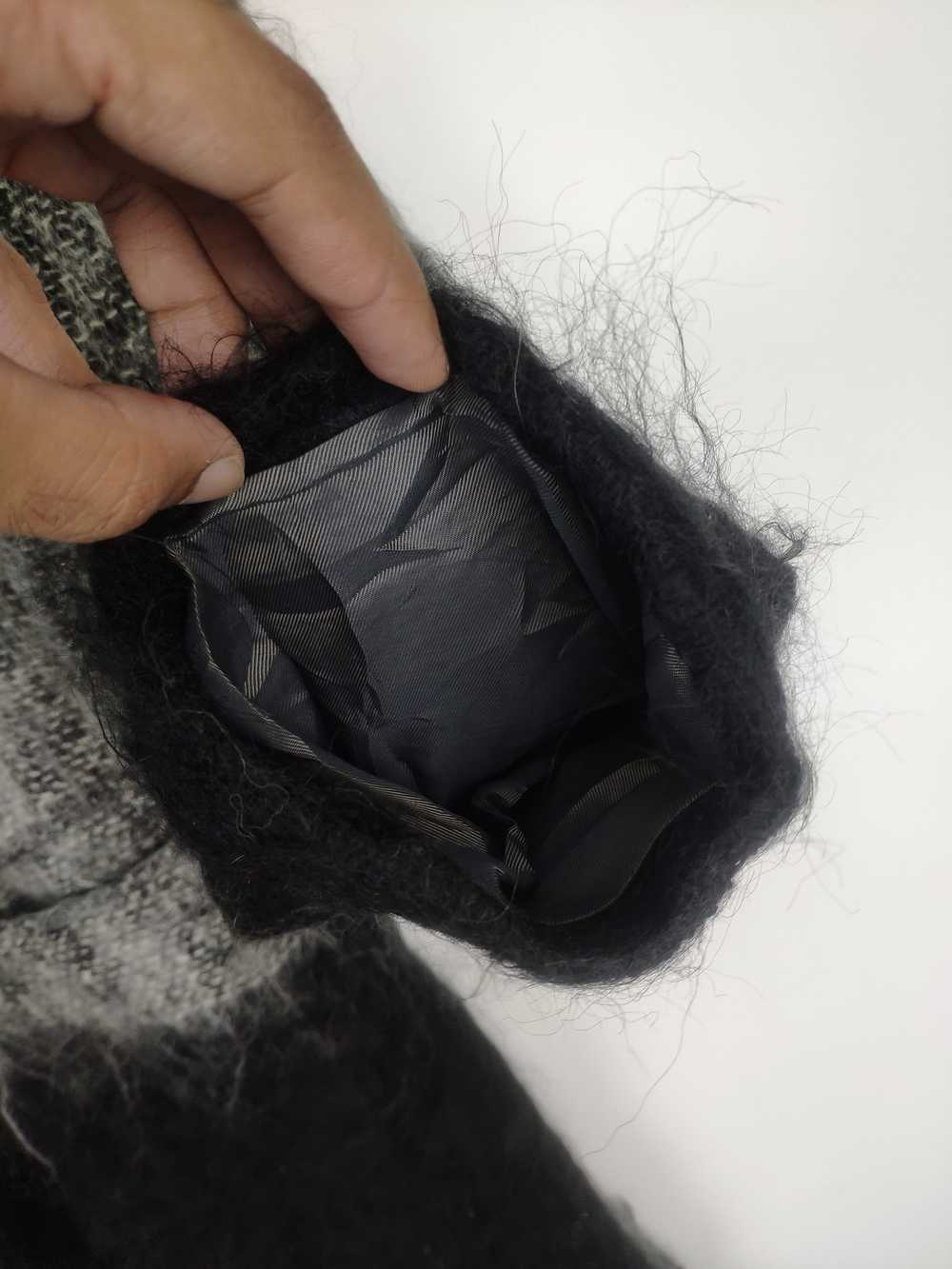 Designer - Vintage Japanese Wool Mohair Long Coat… - image 4
