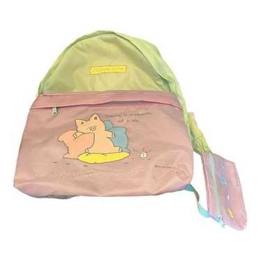 Sanrio zashikibuta 1989 backpack  Relaxing is a pl