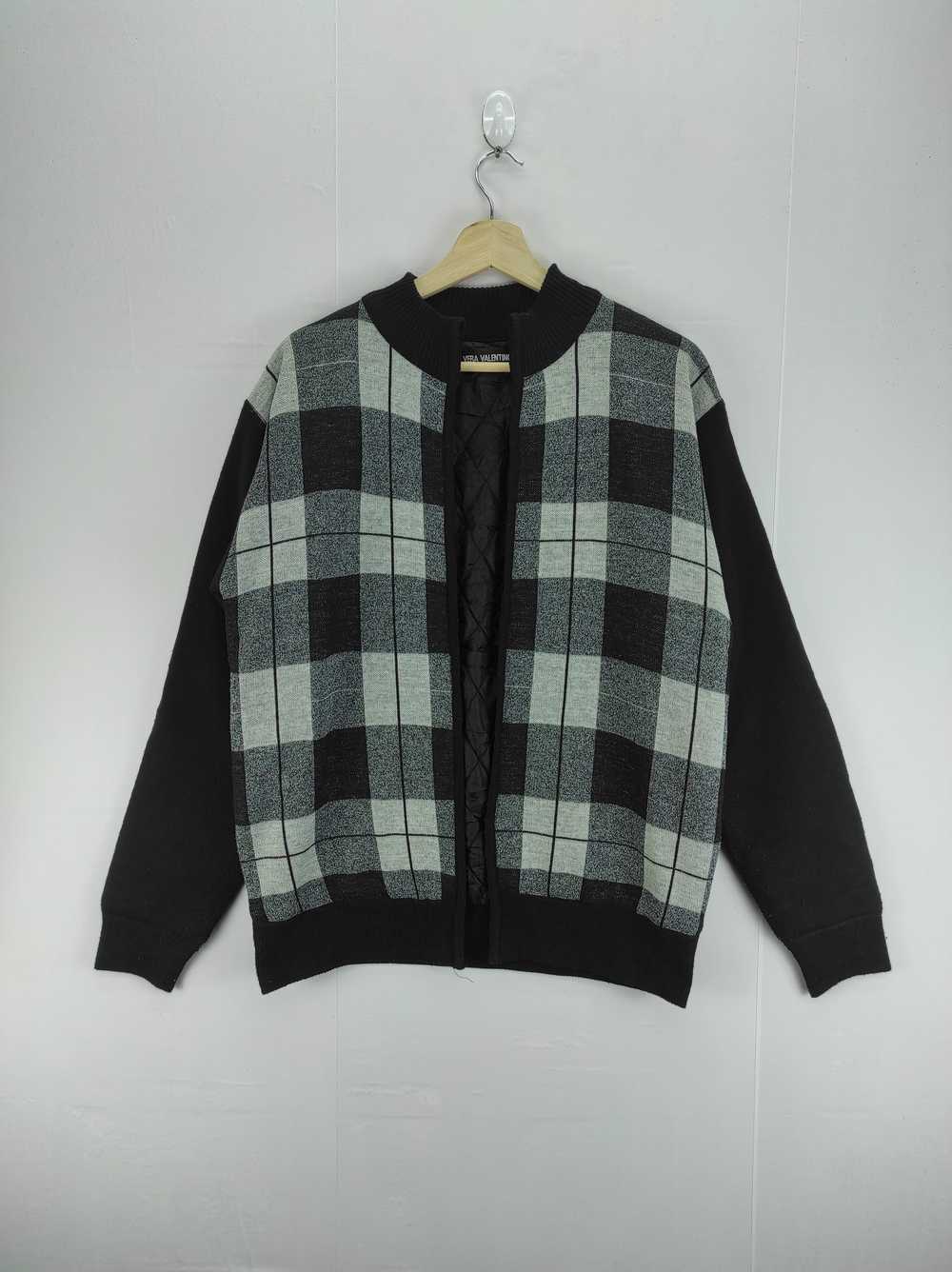 Vintage - Vintage Vera Valentino Sweater Checkered - image 1