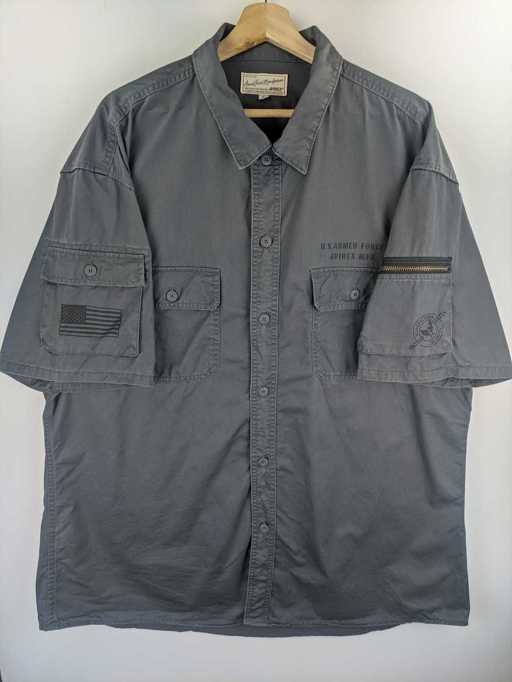 Military - Steals🔥Vintage Avirex Shirt Button Up… - image 4