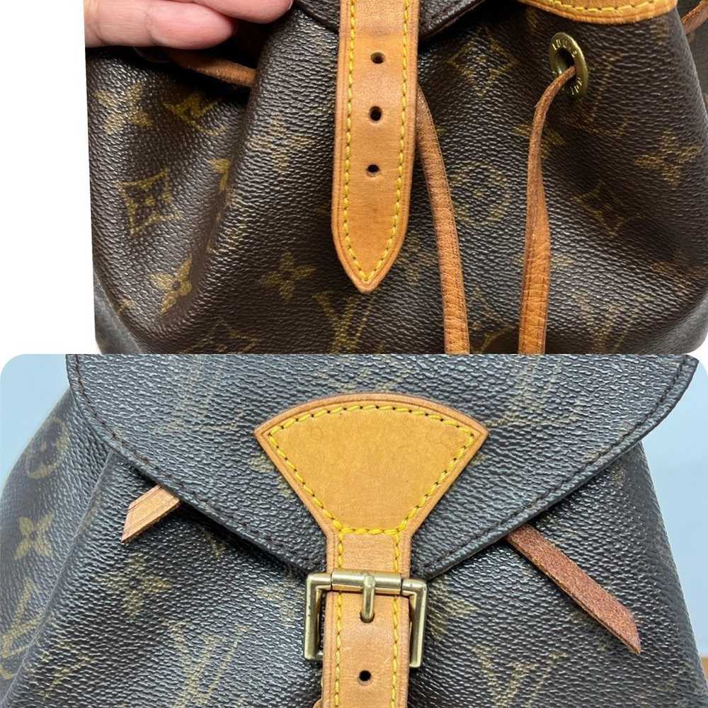 Louis Vuitton LV BackPack Bag  Montsouris MM Brow… - image 12
