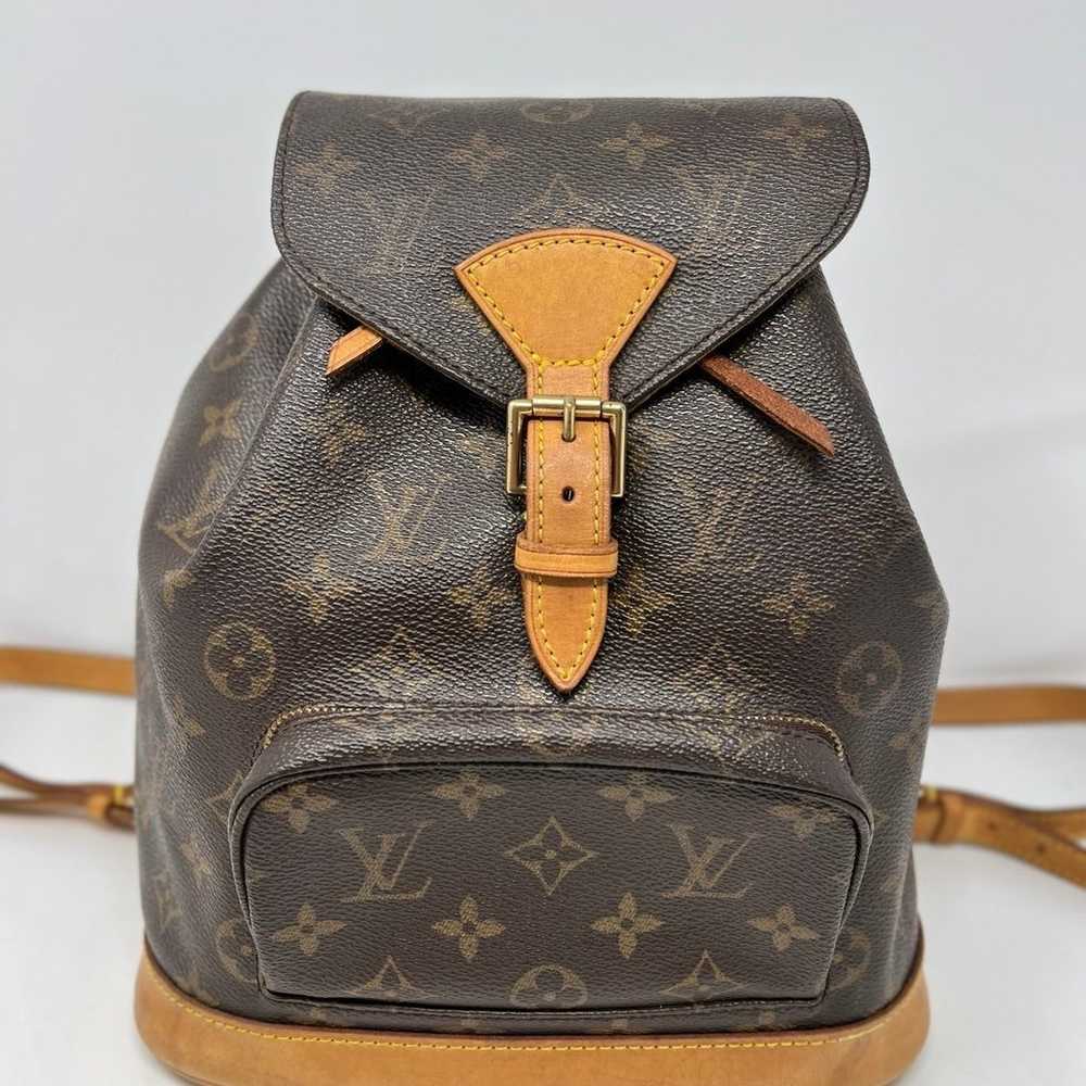 Louis Vuitton LV BackPack Bag  Montsouris MM Brow… - image 1