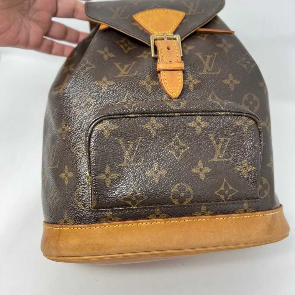 Louis Vuitton LV BackPack Bag  Montsouris MM Brow… - image 4