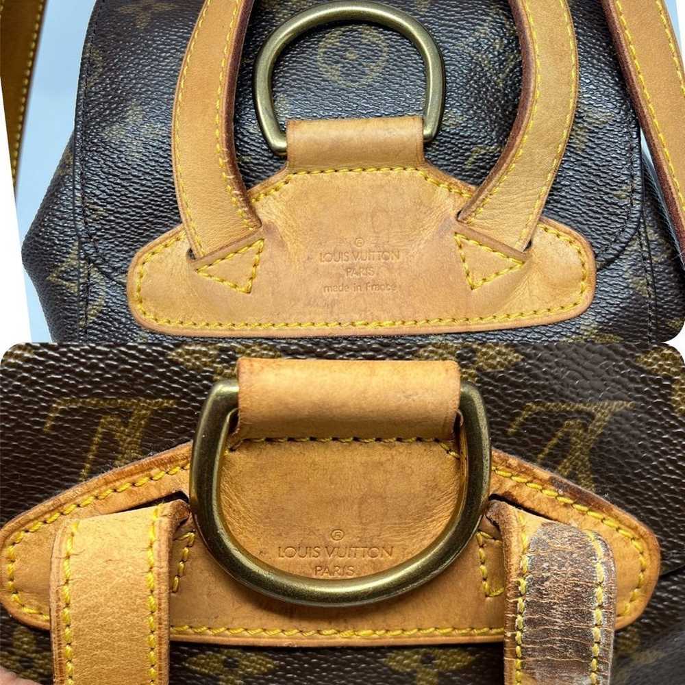 Louis Vuitton LV BackPack Bag  Montsouris MM Brow… - image 7