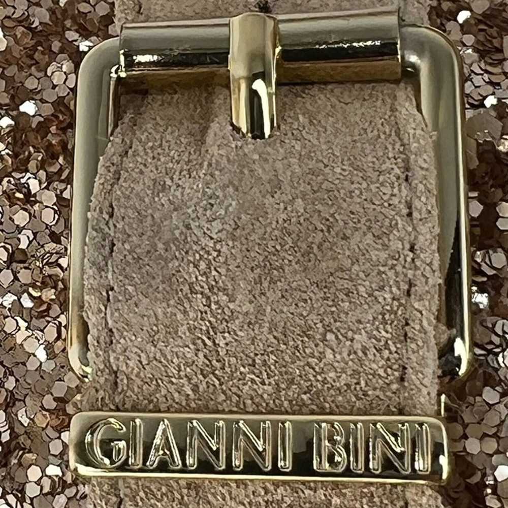Gianni Bini Womens Macke Beige Gold Glitter Leath… - image 7
