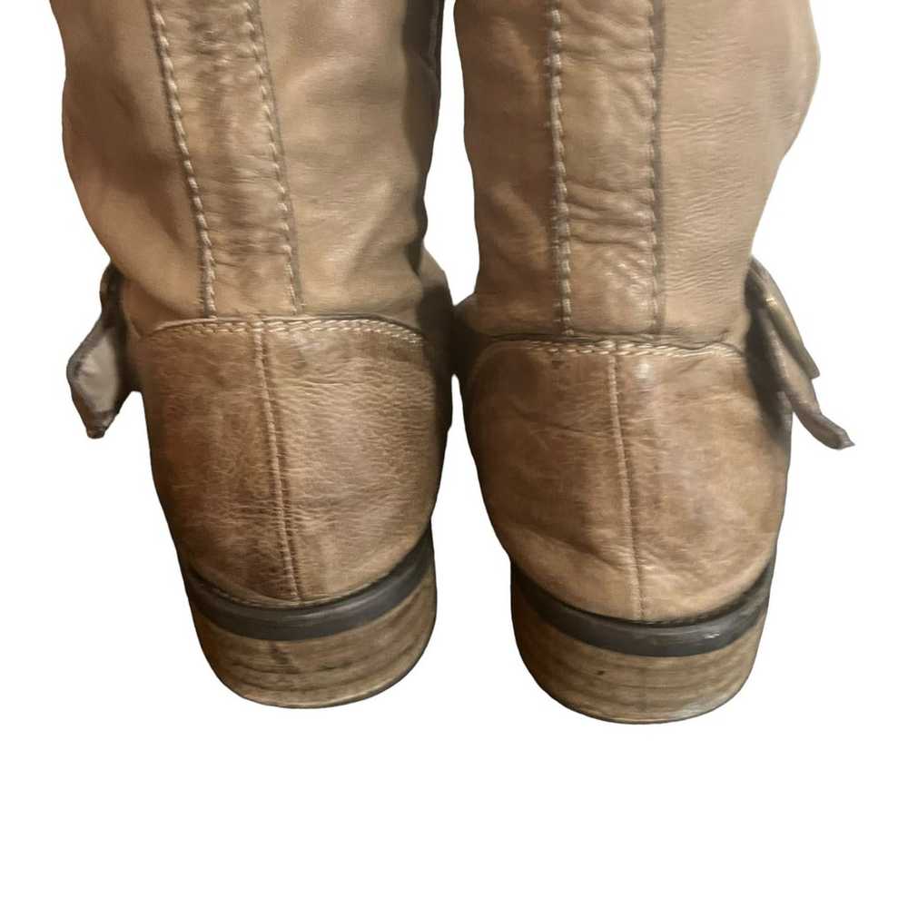 Miz Mooz Boots Knee High Leather Kellen Brown Dis… - image 10