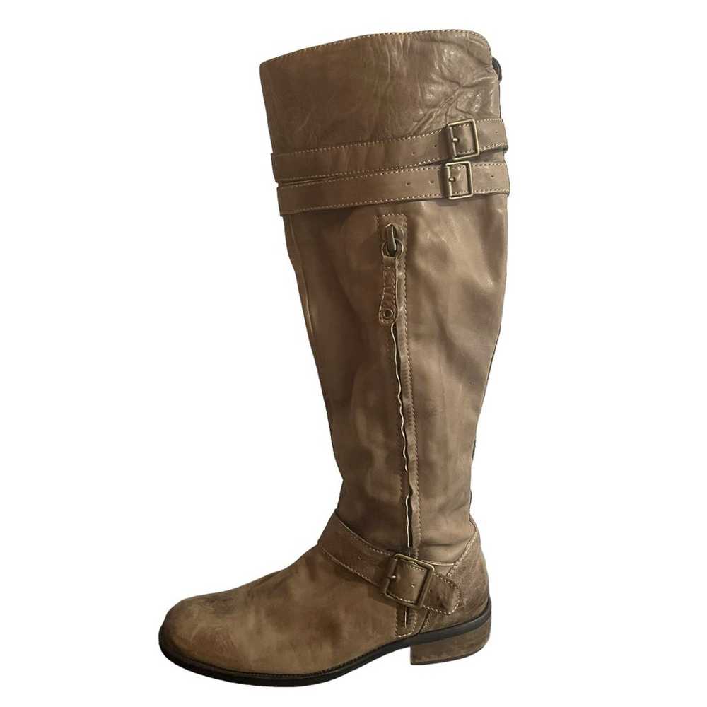 Miz Mooz Boots Knee High Leather Kellen Brown Dis… - image 3