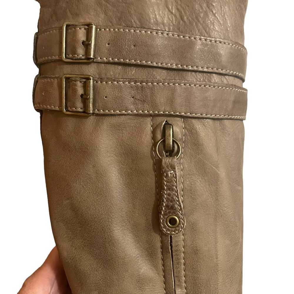 Miz Mooz Boots Knee High Leather Kellen Brown Dis… - image 4