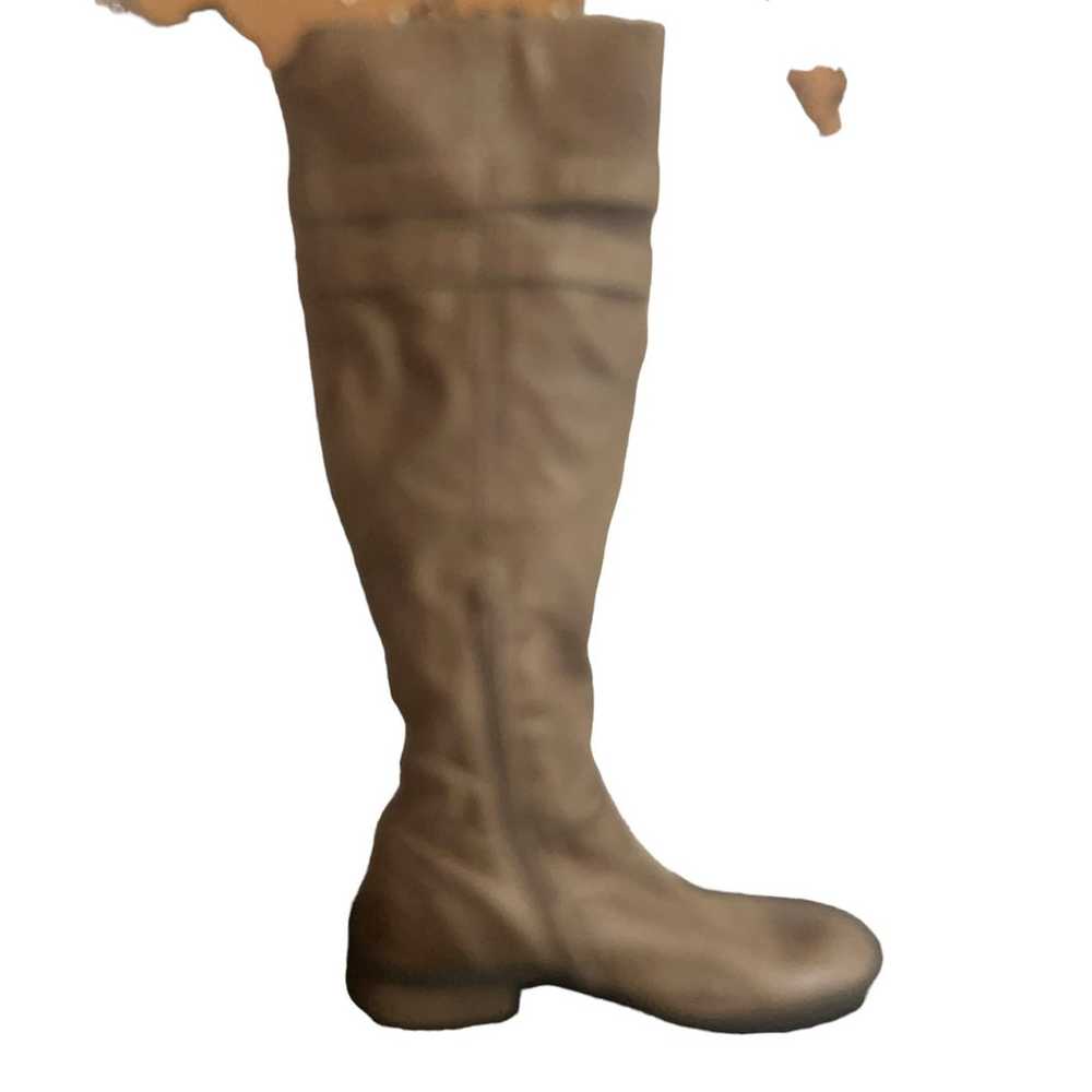 Miz Mooz Boots Knee High Leather Kellen Brown Dis… - image 5