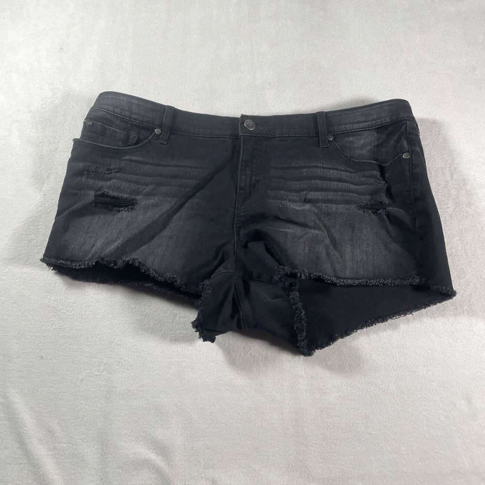 Torrid Torrid Shorts Womens 21 Shortie Black Cuff… - image 2
