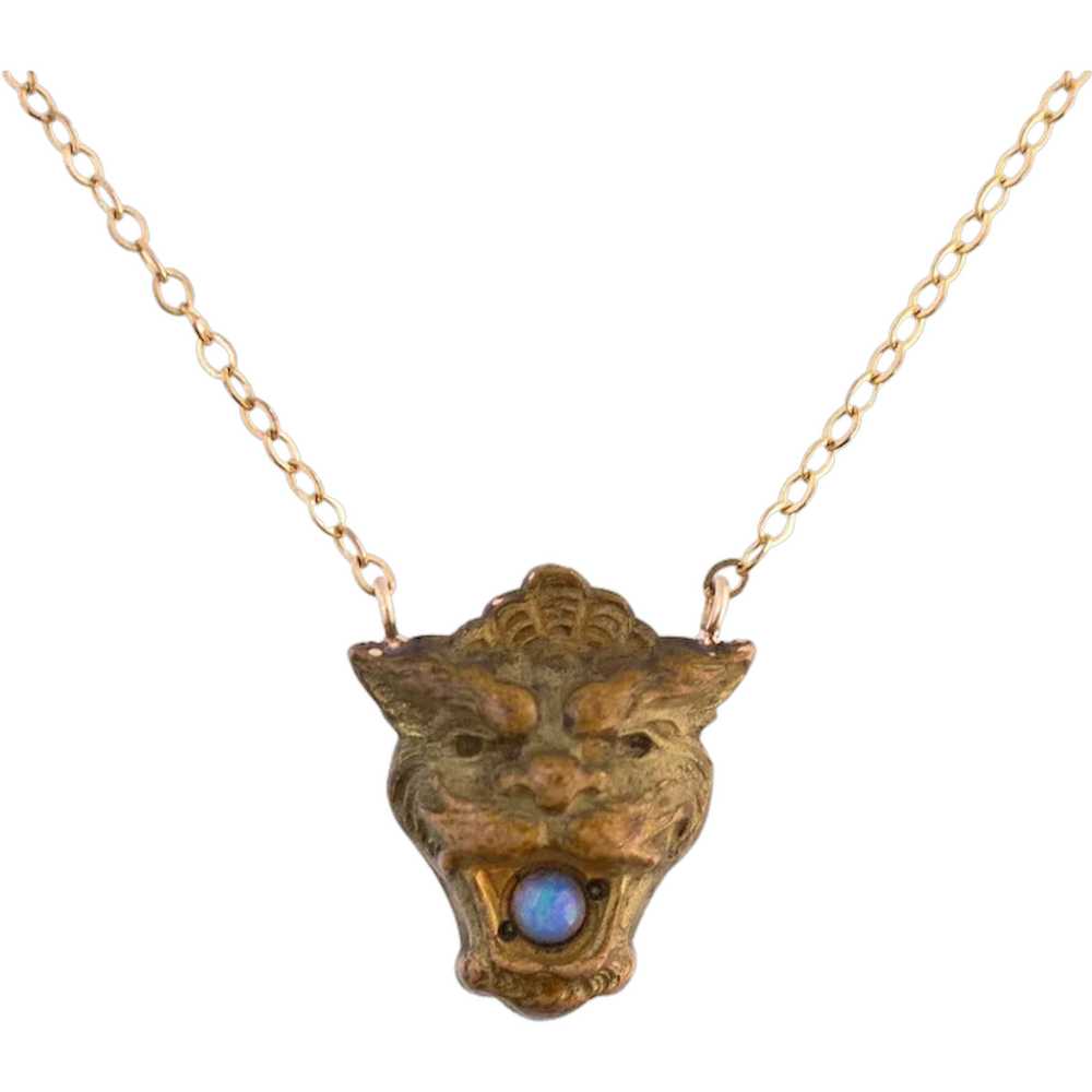 Wildcat Upcycled Necklace - image 1