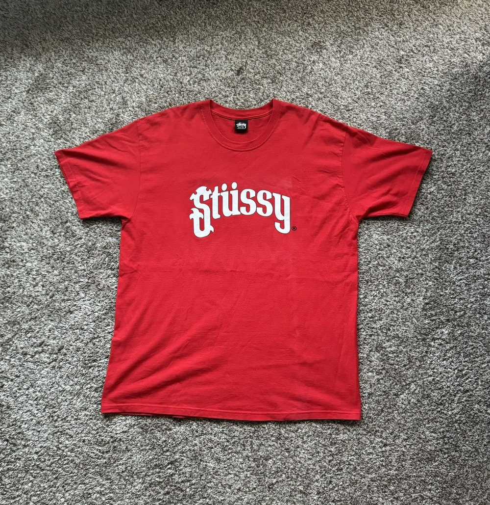 Streetwear × Stussy × Vintage Rare Stussy Red Log… - image 1