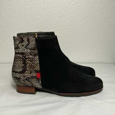 Marc Jacobs Snakeskin Chelsea Ankle Booties zippe… - image 1