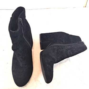 Francesco Milano Ankle Boots Size 7.5 Black Fabri… - image 1