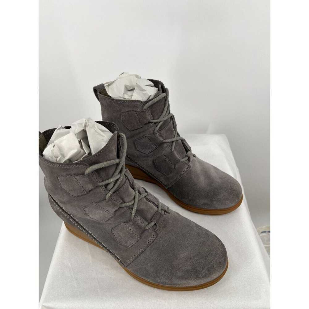Sorel Evie Sport Casual Boots Booties Wedge Lace … - image 12
