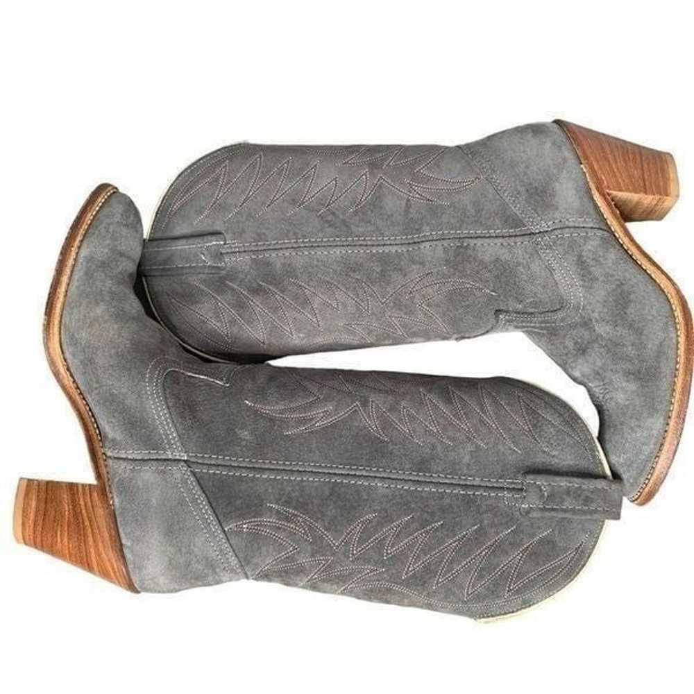 Durango Grey Suede Cowboy Boots | Size 7.5 - image 6
