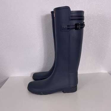 Hunter Grey Tall Rain Boots