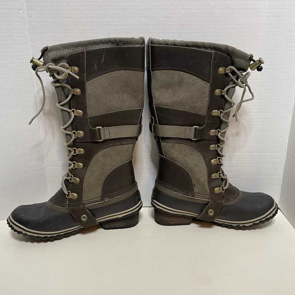 Sorel Womens Conquest Carly Tall Snowboots US 6.5 - image 4