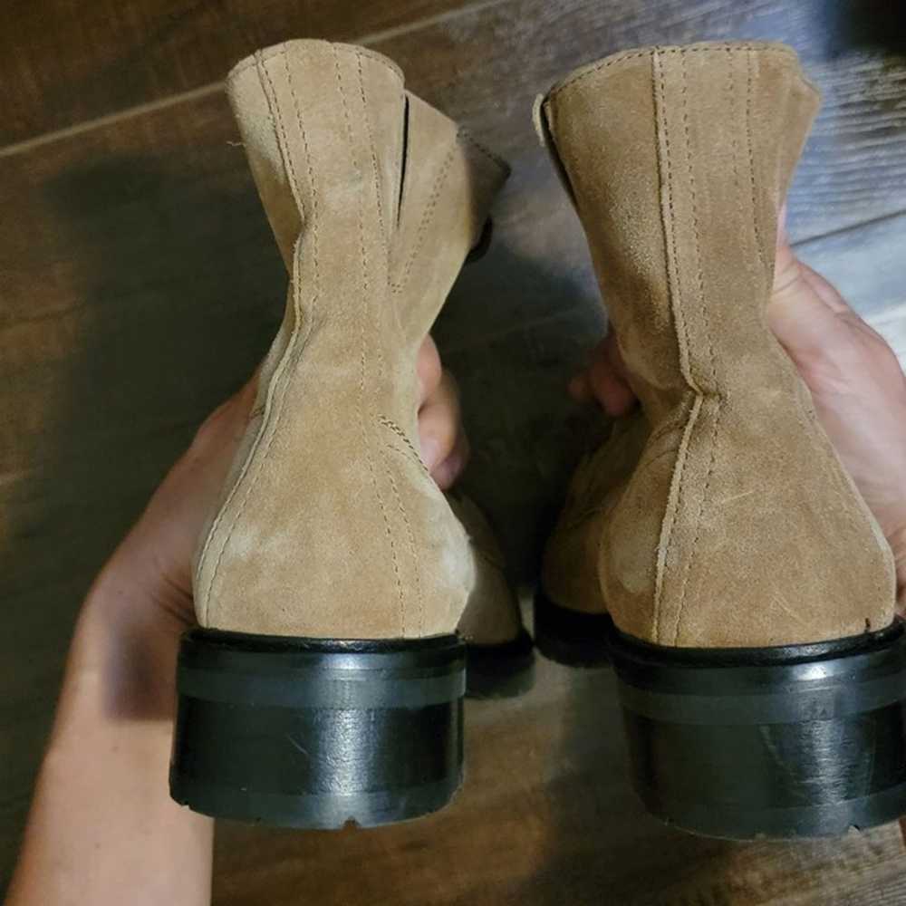 NEW ALLSAINTS Ariel Combat Boots Womens 9 Zip Lug… - image 4