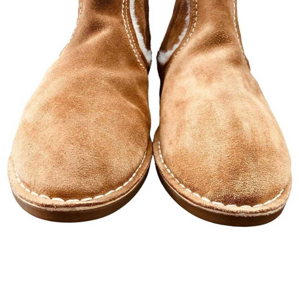 Ugg Catica caramel suede booties with shearling t… - image 4