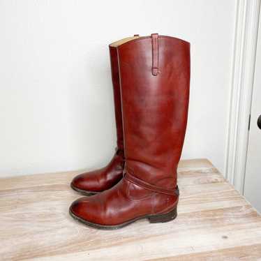 Frye leather riding boots size 6