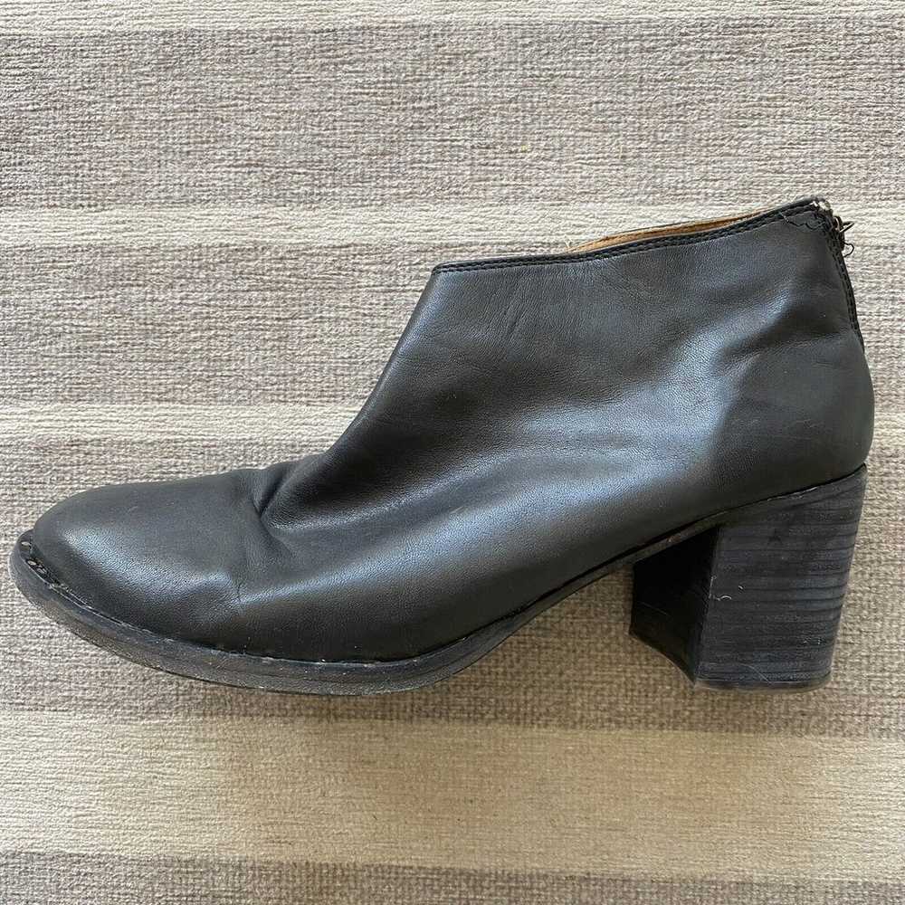 Beek Handmade Eaglet Leather Booties Black Size 11 - image 2