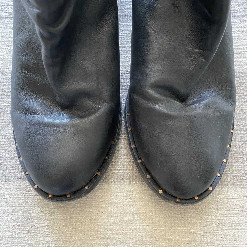 Beek Handmade Eaglet Leather Booties Black Size 11 - image 7