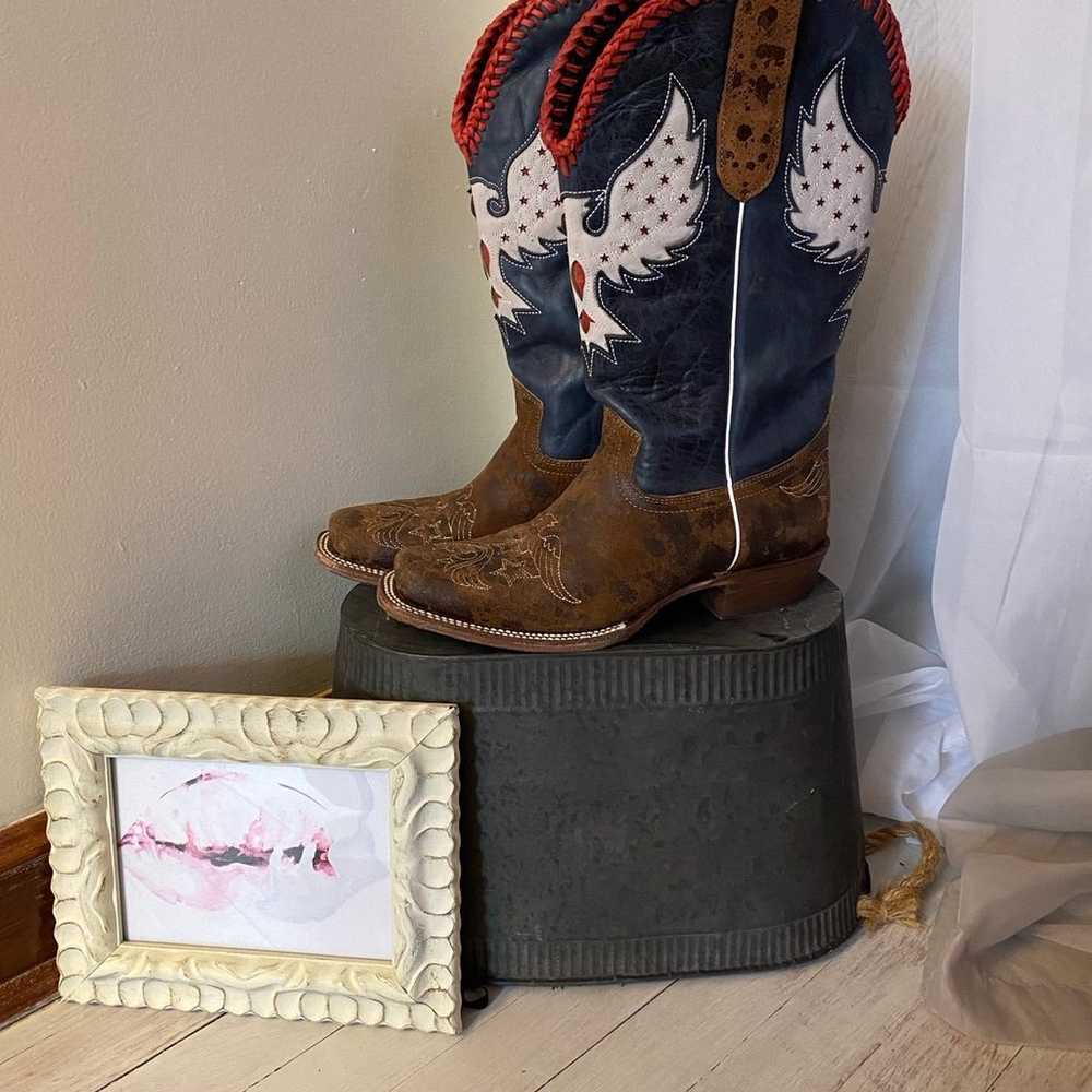 JB Dillion cowgirl boots - image 1