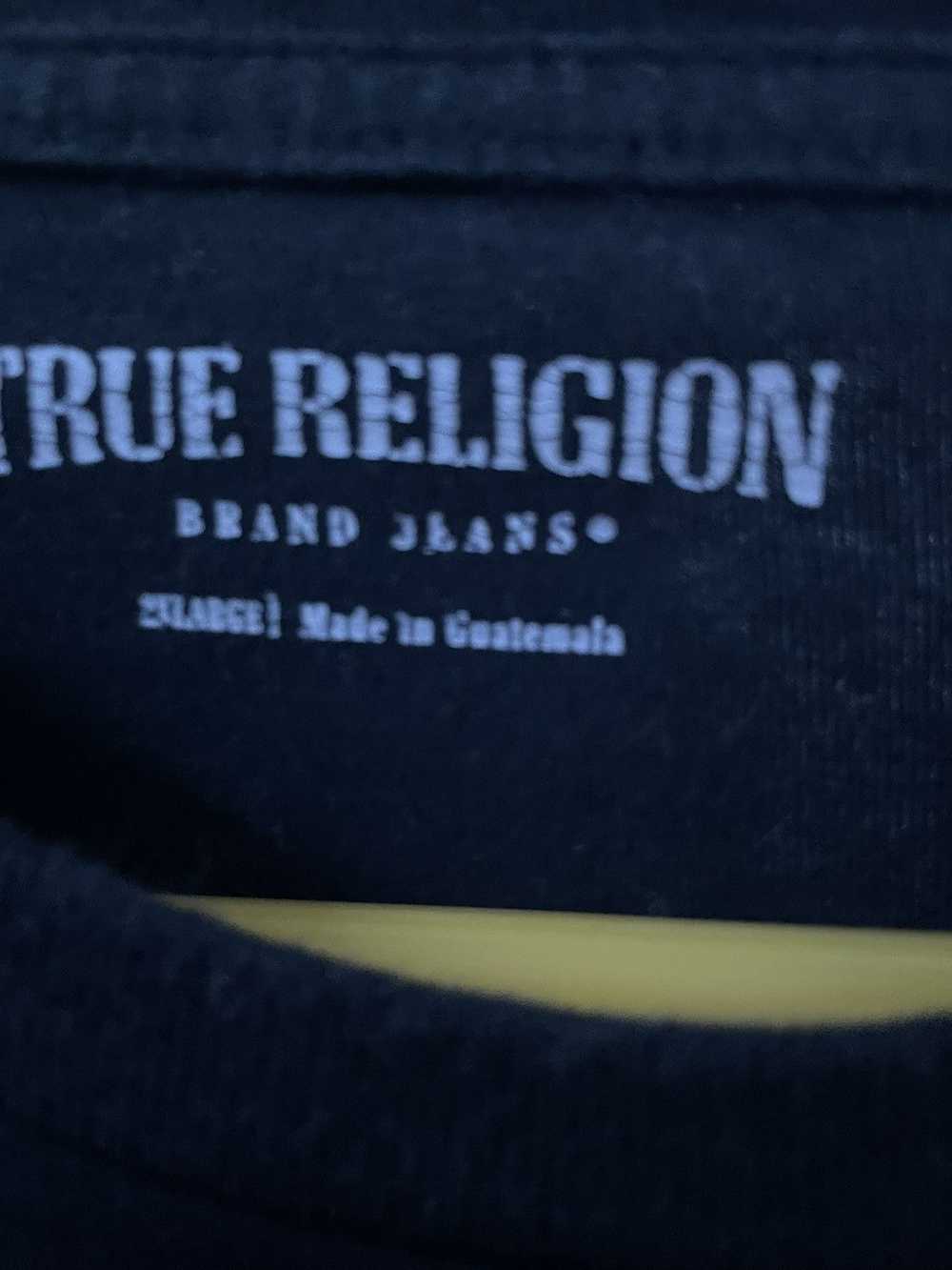 True Religion True religion black and gold shirt - image 3