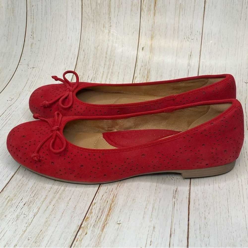 Earth Allegro Bright Red Ballet Flats - Size 8.5 - image 3